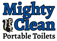 mighty clean portable toilets logo